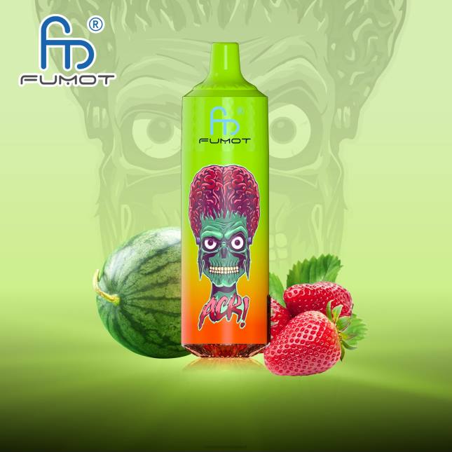 Fumot RandM Tornado 9000 pro vape enhed med batteri og ejuice display version 1 L06X200 prime jordbær vandmelon - RandM Vape Buy Online