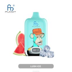 Fumot Original RandM Digital Box 12000 batteri og væskedisplay vape enhed L06X7 frodig is - Best RandM Vape Flavors