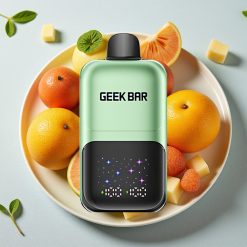 GEEK BAR 2GO 50000 Puffs Op til 50000 Puffs Interaktiv Skærm Justerbar Smag/Sur Slik & Sur Frugt