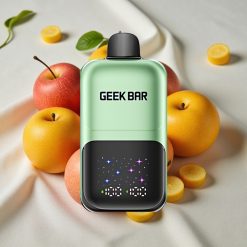 GEEK BAR 2GO 50000 Puffs Opblæsbar E-Pen Dobbelt Æble A&B Stor Skærm 20mL 5% Nikotin
