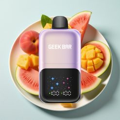 GEEK BAR 2GO 50000 Puffs Opblæsbar E-Penne Fersken Mango Vandmelon Is 20ml 5% Nikotin