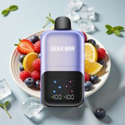 GEEK BAR 2GO 50000 Puffs Opblæsningsbar Vape Pen Blandede Bær Is med Skærm og 20mL