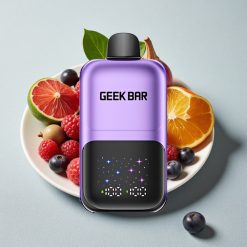 GEEK BAR 2GO 50000 Puffs Vandfast E-cigaret med Vin & Hindbær Smag 20mL Dual Tank
