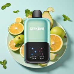 GEEK BAR 2GO Serie To 50000 Puffs Stor Skærm Justerbar Kølig Mynte Is 20mL 5% Nikotin