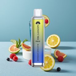 Hayati Pro Max 4000 Puffs Engangs Vape Blå Hindbær Lemonade 2ml 1400mAh