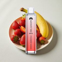 Hayati Pro Max 4000 Puffs Engangs Vape Jordbær Banan 2ml 1400mAh Opladelig