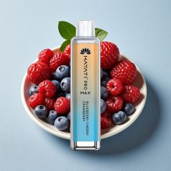 Hayati Pro Max 4000 Puffs Genanvendelig Vape Blåbær Kirsebær Tranebær