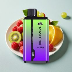Hayati Pro Ultra 15000 Puffs 850mAh 24ml 2% Nikotin Kiwi Drue Hindbær