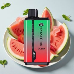 Hayati Pro Ultra 15000 Puffs Vandmelon Bubblegum Jordbær Bubblegum 2×12ml 2%