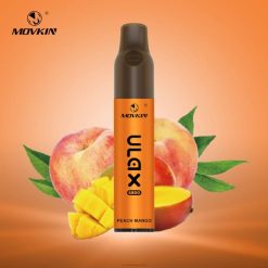 RandM Movkin Ulax 6800 (keramisk spole) genopladelig engangs vape pod enhed L06X60 fersken mango - RandM Vape Buy Online