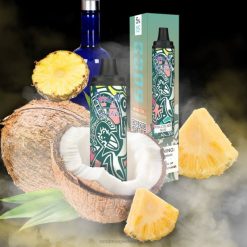 RandM Tornado 6000 luftstrømskontrol vape pod enhed 1 stk L06X280 pina colada rom - RandM Vape Buy Online